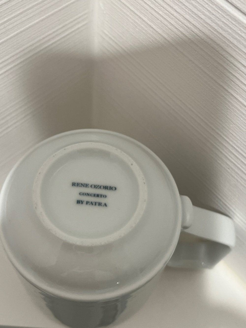 Varick Café Porcelain Bowl & Rene Orzorio Mug White Gloss Porcelain - Picture 11 of 12